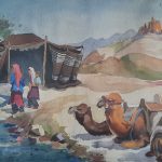 نقاشی آبرنگ ایران قدیم